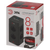 Фильтр сетевой 8-мест 1,5м ПВС 3*1 черный USB ЭРА Башня (2А+2С)