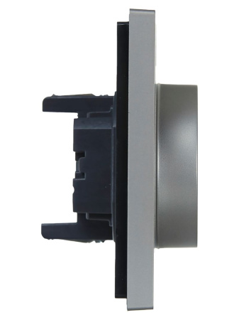 купить Фортепиано сталь розетка скрытая 2-мест заземление быстрозажим. клем. IP20  в Ухте Фортепиано сталь розетка скрытая 2-мест заземление быстрозажим. клем. IP20