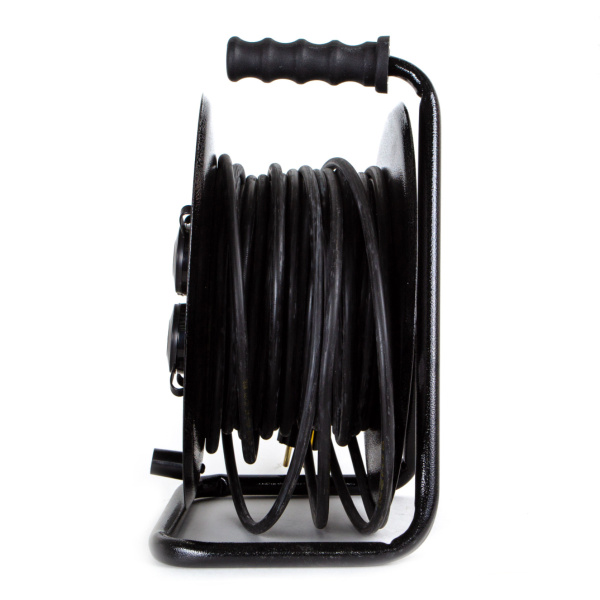 купить Удлинитель 4-мест 30м КГ 3*2,5 черный катушка металл IP44 PlexUp 4000Вт аналог 047541 в Ухте Удлинитель 4-мест 30м КГ 3*2,5 черный катушка металл IP44 PlexUp 4000Вт аналог 047541