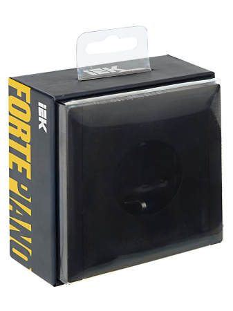 купить Фортепиано черный механизм розетки скрытая 1-мест заземление IP20  в Ухте Фортепиано черный механизм розетки скрытая 1-мест заземление IP20