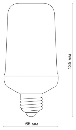 купить Лампа свд LED-L60-6W/Flame/E27/PLD01WH Uniel в Ухте Лампа свд LED-L60-6W/Flame/E27/PLD01WH Uniel