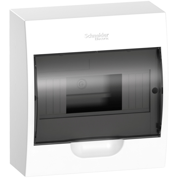 Бокс 8мод навесной белый прозрачная дверь IP40 Easy9 Schneider Electric 