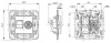 купить Сканди бежевый розетка RJ45+TV оконечная скрытая 2-ая  в Ухте Сканди бежевый розетка RJ45+TV оконечная скрытая 2-ая