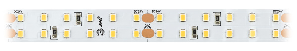 Лента свд 24В 20Вт/м 192свд/м 3000К 1300лм/м 2835 IP33 ЭРА 5м