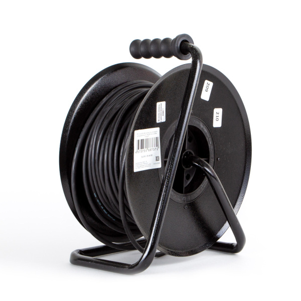 купить Удлинитель 4-мест 50м КГ 3*1,5 черный катушка металл IP44 PlexUp 3500Вт в Ухте Удлинитель 4-мест 50м КГ 3*1,5 черный катушка металл IP44 PlexUp 3500Вт