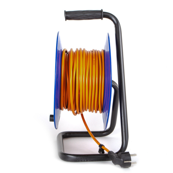 купить Удлинитель 4-мест 30м ПВС 3*1 оранжевый катушка IP20 PlexUp  в Ухте Удлинитель 4-мест 30м ПВС 3*1 оранжевый катушка IP20 PlexUp