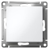 AtlasDesign белый выключатель 1кл скрытая 10А IP20 быстрозаж.