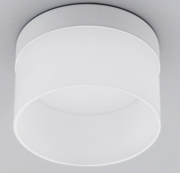 купить Светильник точечный GX53 круг белый песок встраиваемый  в Ухте Светильник точечный GX53 круг белый песок встраиваемый