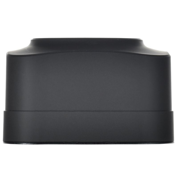 Глори черный розетка открытая 4-мест заземление IP20 