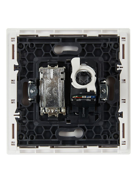 купить Фортепиано белый механизм RJ45+TV скрытая 2-ая кат.5е в Ухте Фортепиано белый механизм RJ45+TV скрытая 2-ая кат.5е