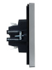 Фортепиано сталь переключатель 2кл скрытая 10А IP20 