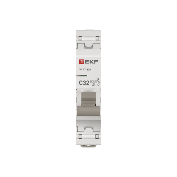 Автомат 1Р 32А C 6кА ВА47-63N EKF PROxima 