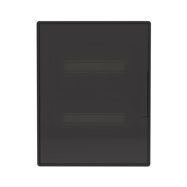 Бокс 24мод встраиваемый черный черная прозрачная дверь IP40 FRAME DKC 