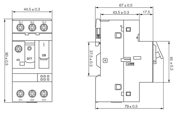 Автомат защиты двигателя 20-25А ПРК32 IEK