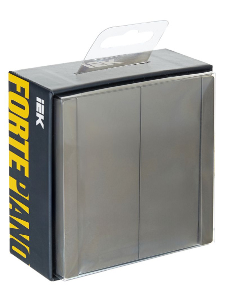 Фортепиано сталь переключатель 2кл скрытая 10А IP20 