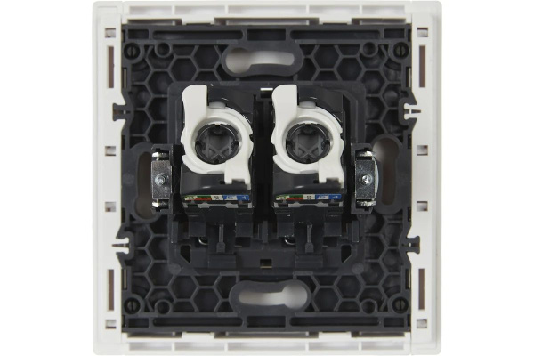 купить Фортепиано белый механизм RJ45 2x8(8) скрытая 2-ая кат.5е в Ухте Фортепиано белый механизм RJ45 2x8(8) скрытая 2-ая кат.5е