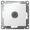 AtlasDesign белый розетка TV оконечная скрытая 1-ая