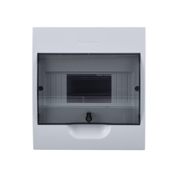 Бокс 8мод навесной белый прозрачная дверь IP40 Easy9 Schneider Electric 