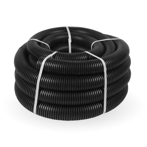 купить Труба гофра 63мм ПНД 15м тяжелая черный ПРОМРУКАВ с протяжкой  в Ухте Труба гофра 63мм ПНД 15м тяжелая черный ПРОМРУКАВ с протяжкой