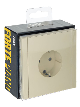 купить Фортепиано ваниль розетка скрытая 1-мест заземление IP20  в Ухте Фортепиано ваниль розетка скрытая 1-мест заземление IP20