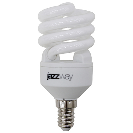 купить Лампа клл E14 15Вт 2700К 700лм спираль Jazzway  в Ухте Лампа клл E14 15Вт 2700К 700лм спираль Jazzway