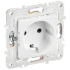 купить Сканди арктический белый розетка скрытая 1-мест заземление шторки IP44 в Ухте Сканди арктический белый розетка скрытая 1-мест заземление шторки IP44