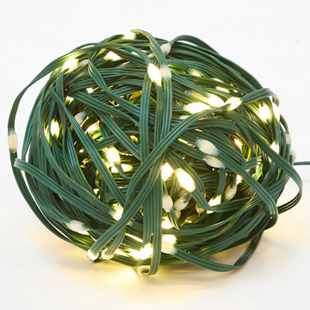 купить Гирлянда нить 10м теплый белый 100свд с контроллером IP20 зеленый провод роса 8реж  в Ухте Гирлянда нить 10м теплый белый 100свд с контроллером IP20 зеленый провод роса 8реж