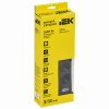 Фильтр сетевой 3-мест 1,5м ПВС 3*1,5 черный выкл IEK USB A+C