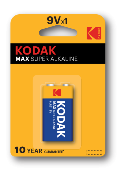 купить Батарейка Крона алкалиновая BL1 Kodak  в Ухте Батарейка Крона алкалиновая BL1 Kodak