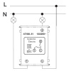 AtlasDesign карбон выключатель 2кл скрытая 10А IP20 