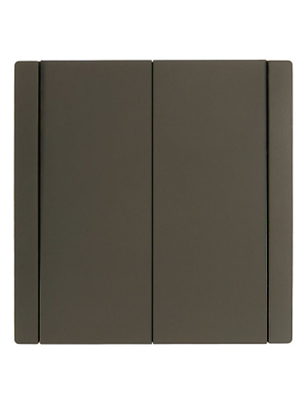 Фортепиано серый переключатель 2кл скрытая 10А IP20 